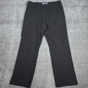 First Tactical Pants Women's 14 Black Ripstop Cargo Straight Leg Military 35x30‎
